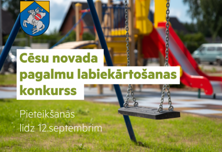 Atkārtoti izsludināts konkurss daudzdzīvokļu māju pagalmu labiekārtošanai