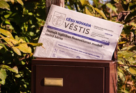 “Cēsu Novada Vēstis" ik mēnesi katrā novada pastkastē