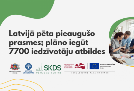 Latvijā pētīs pieaugušo prasmes