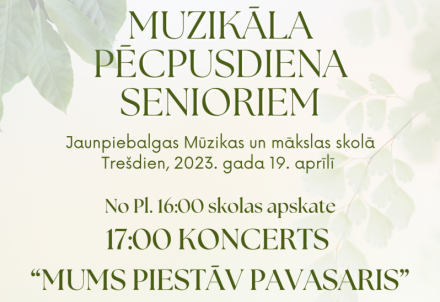 Muzikāla pēcpusdiena senioriem