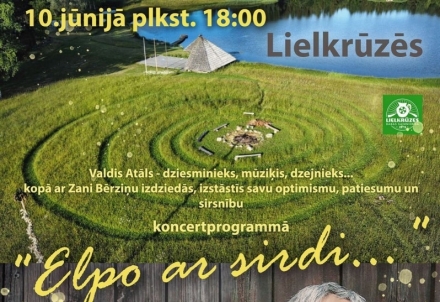 Valda Atāla koncerts Lielkrūzēs