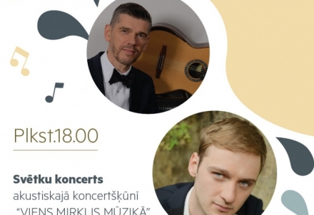 Daumanta Kalniņa un Kaspara Zemīša koncertprogramma "Viens mirklis mūzikā"