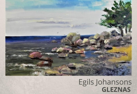 Egila Johansona gleznu izstāde "Es skatos - tu skaties - ieskaties" Jaunpiebalgā