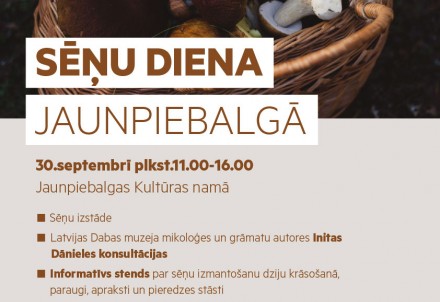 Sēņu diena Jaunpiebalgā
