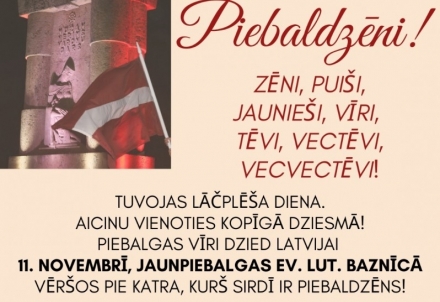 Piebalgas vīri dziedās Latvijai
