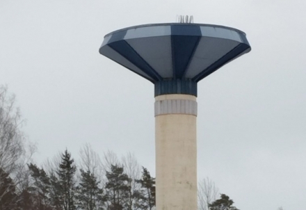 Norit Jaunpiebalgas ūdenstorņa jumta nomaiņas darbi