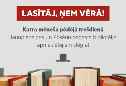 Izmaiņas bibliotēku darba laikā
