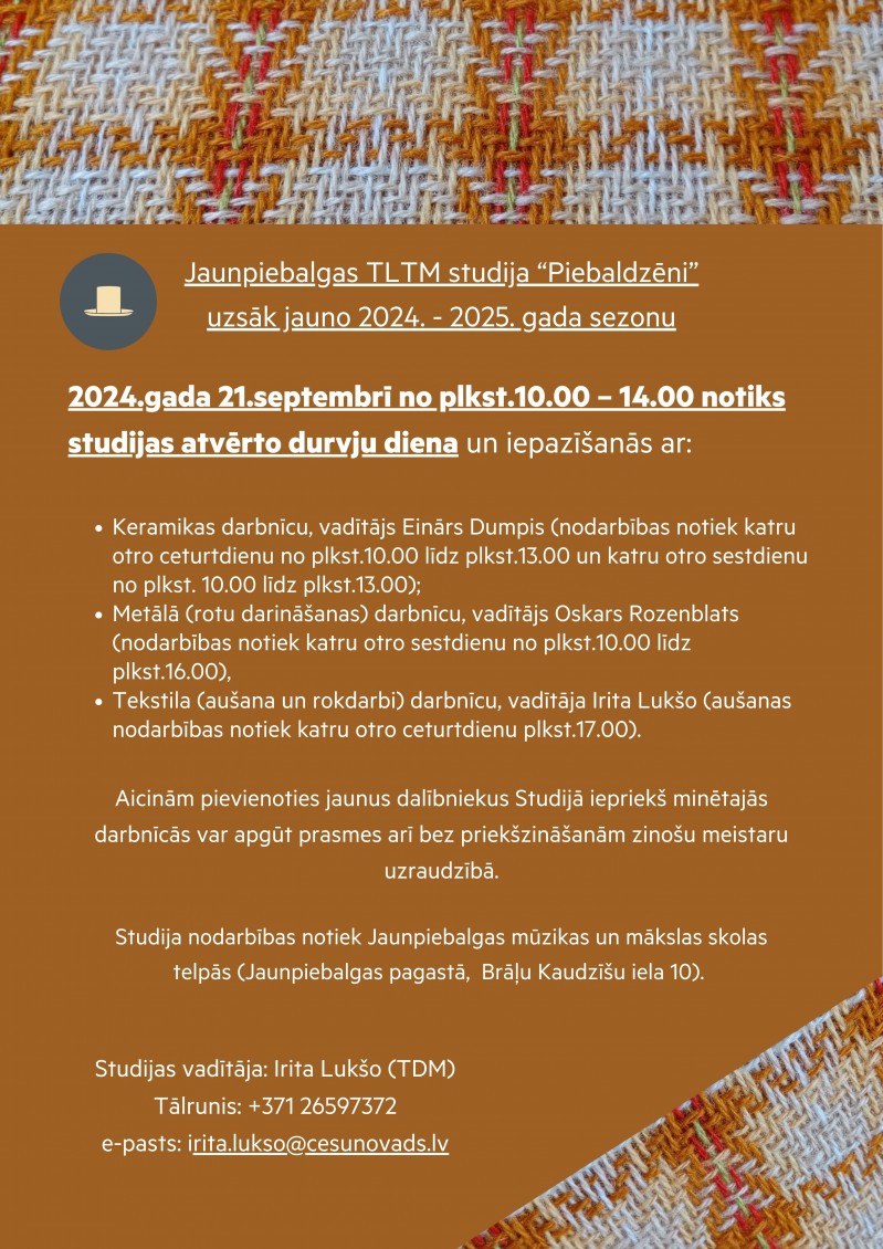 Jaunpiebalgas TLTM studija "Piebaldzēni" uzsāk jauno sezonu