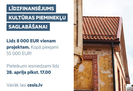 ​Konkurss novada kultūras pieminekļu saglabāšanai