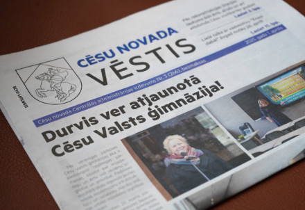 Vai saņēmi informatīvo izdevumu "Cēsu Novada Vēstis"?