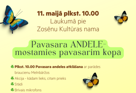 Pavasara andele "Mostamies pavasarim kopā!" Melnbāržos