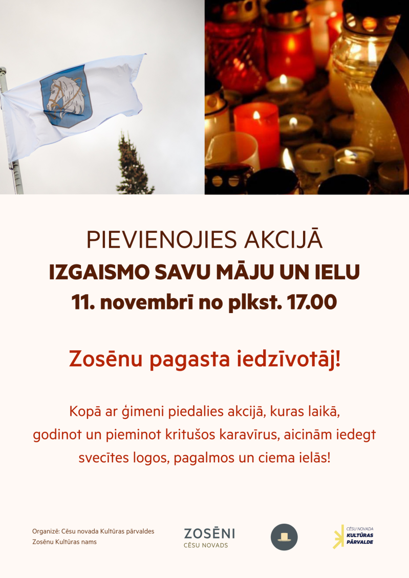Akcija "Izgaismo savu māju un ielu" Zosēnu pagastā