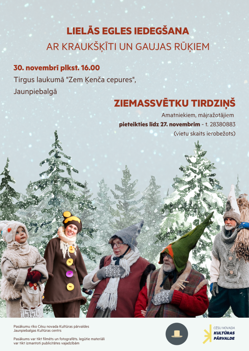 Lielās egles iedegšana Jaunpiebalgā