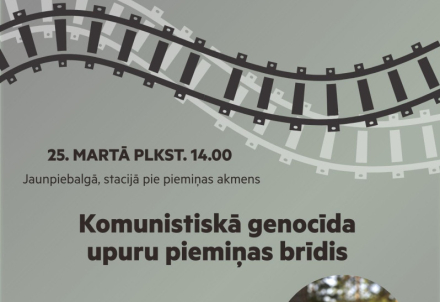 Komunistiskā genocīda upuru piemiņas diena Jaunpiebalgā
