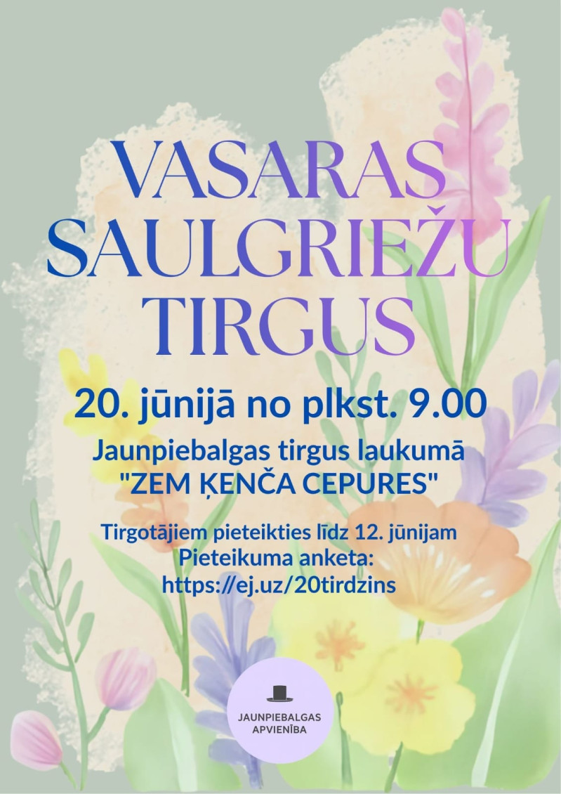 Vasaras saulgriežu tirgus Jaunpiebalgā