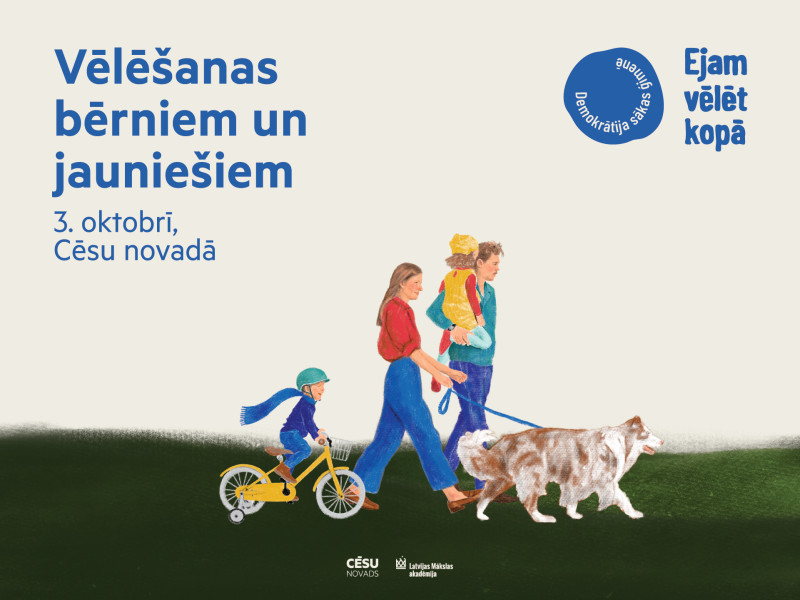 Demokrātija sākas ģimenē – 3. oktobrī Cēsu novadā vēlēs arī bērni un jaunieši