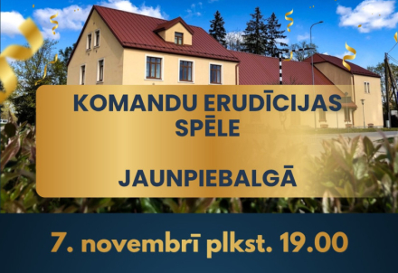 Apslēpto zināšanu komandu erudīcijas spēle Jaunpiebalgā